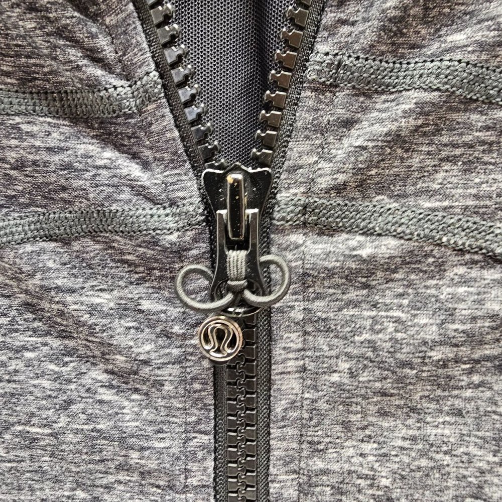 Lululemon Lightly Define Jacket Light Gray Black … - image 5